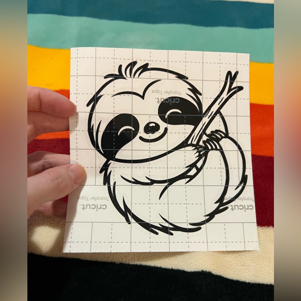 Sloth Vinyl Decal 🦥 - Picture 1 of 4